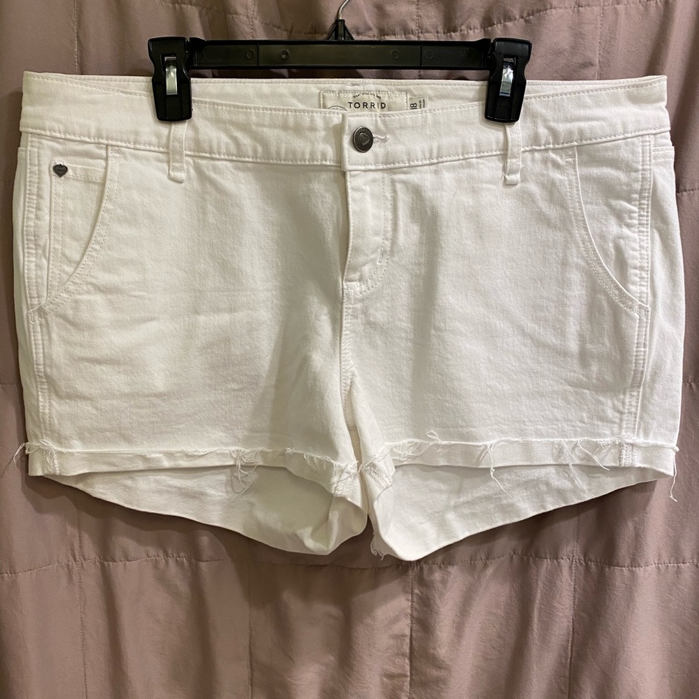 Torrid short shorts - rolled hem - 18